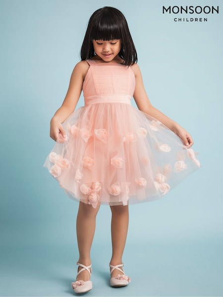 Monsoon Serenata Rode 3D Dress (N21069) | 232 LEI - 268 LEI