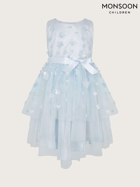 Monsoon Blue Ivy 3D Floral Dress (N21106) | €38 - €44.50