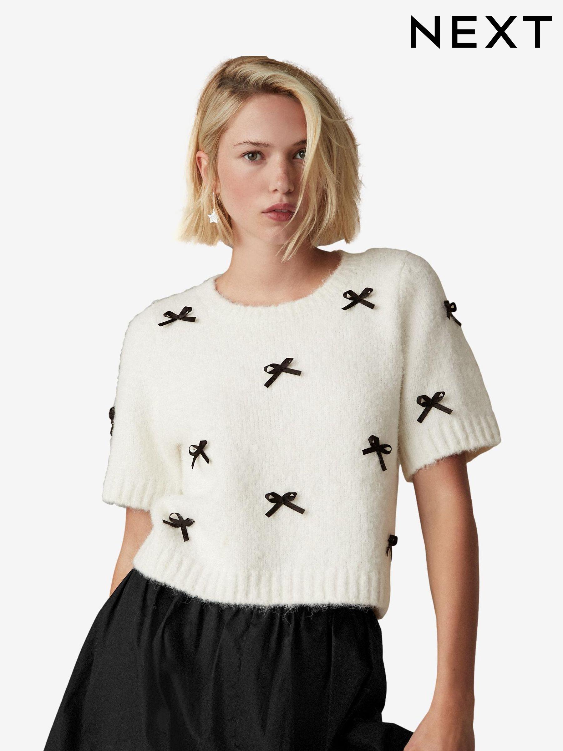 Next ladies short sleeve jumpers discount