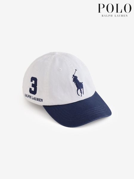 White - Regular Polo Ralph Lauren Woven Cap