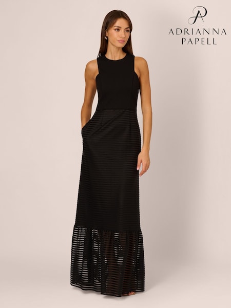 Adrianna By Adrianna Papell Shadow Stripe Gown (N21481) | 15,020 UAH