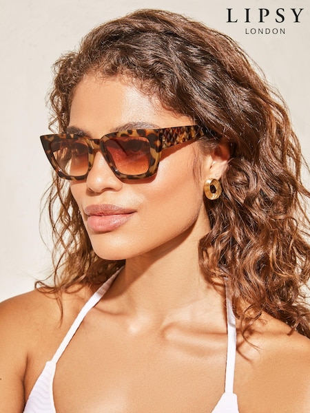Lipsy Oversized Quilted Sunglasses (N21571) | 75 LEI