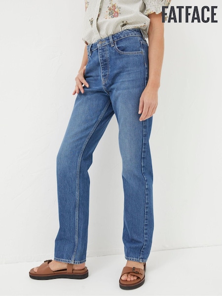 FatFace Blue Sutton Straight Jeans (N21642) | €34