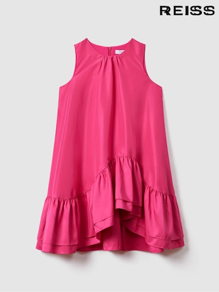 Reiss Cherie Layered High-Low Dress (N21652) | 701 LEI