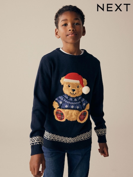 100% Cotton Christmas Jumper (3-16yrs) (N21809) | ‏7 ر.ع.‏ - ‏8 ر.ع.‏