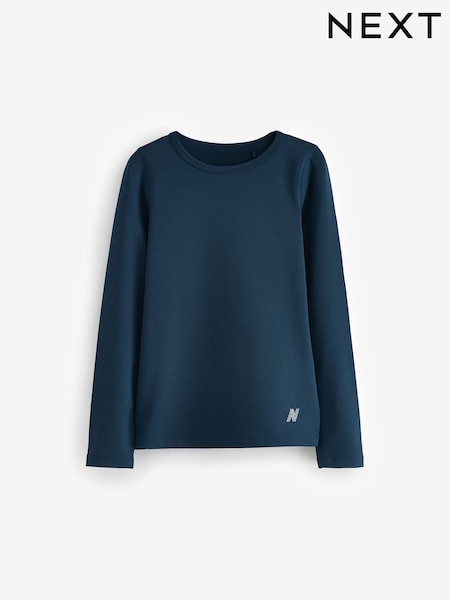 Laivasto Sininen - Long Sleeve Base Layer Top (3-16yrs) (N22178) | €16 - €25