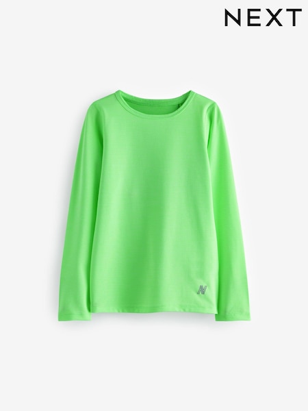 Fluro Yellow Long Sleeve Base Layer Top (3-16yrs) (N22195) | €15 - €24