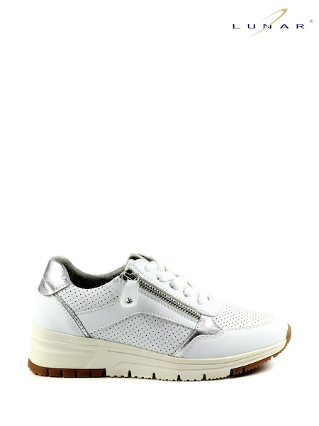 Lunar Verona III White Trainers (N22835) | €66