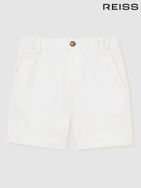 Reiss White Wicket 13-14 yrs Casual Chino Shorts (N22862) | AED202