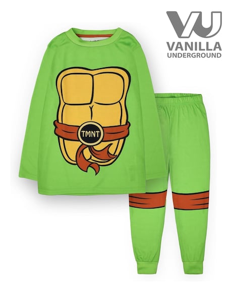 Vanilla Underground Green Teenage Mutant Ninja Turtles Boys Licencing Long Leg Pyjamas (N22917) | € 27
