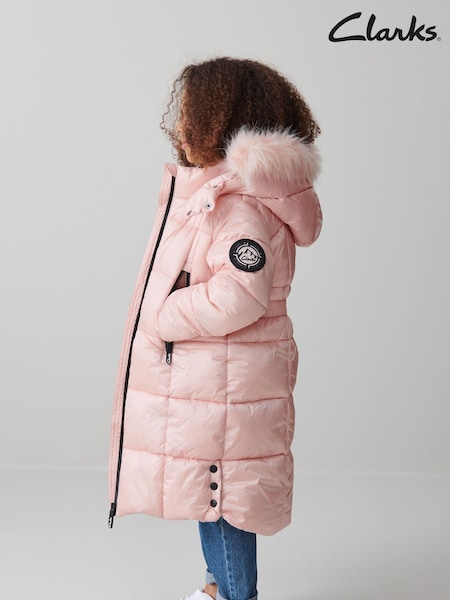 Clarks Girls Longline Padded Coat (N22945) | 313 LEI - 333 LEI