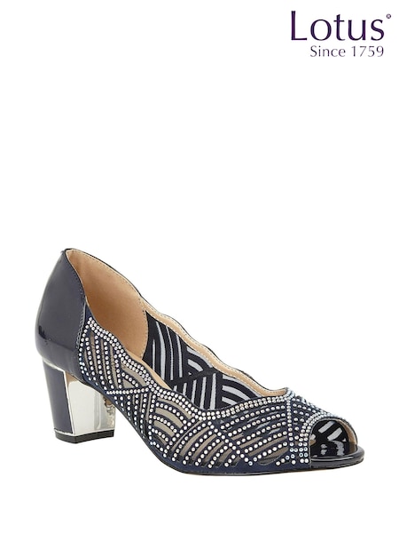 Lotus Blue Open-Toe Shoes (N23192) | €44.50