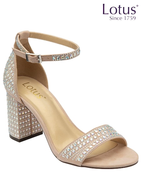 Lotus Pink Open-Toe Heeled Sandals (N23196) | 173 QAR