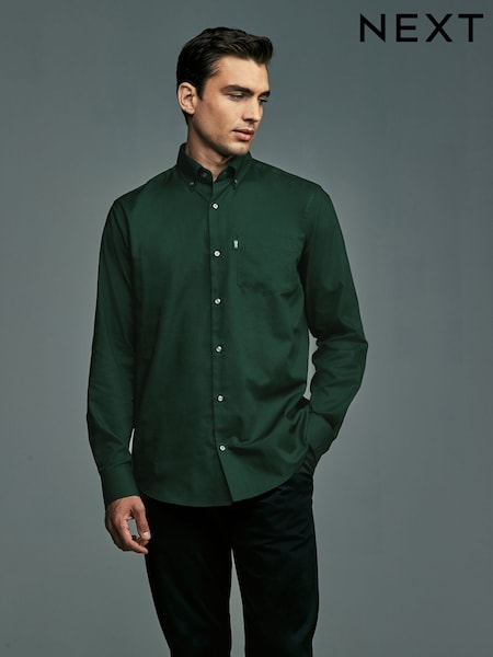 Forest Green Regular Fit Shirt (N23304) | AED57