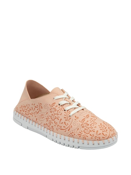 Lotus Pink Lace-Up Casual Shoes (N23394) | €25