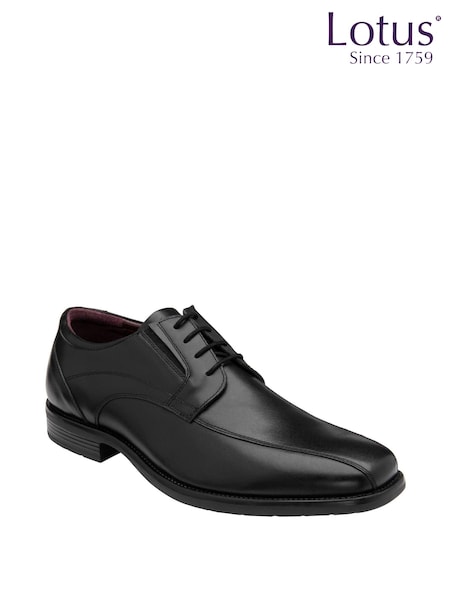 Jets Musta - Lotus Leather Derby Shoes (N23415) | €87