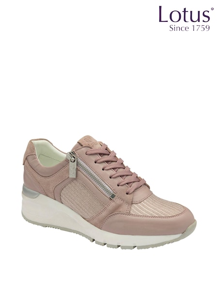 Roz - Pantofi de antrenament Lotus cu fermoar (N23433) | 559 LEI