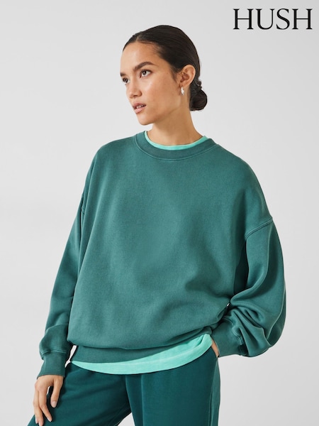 Hush Green Oversized Quaden Sweatshirt (N23687) | €61