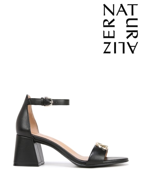 Черный - Naturalizer Vera-Logo Ankle Strap Sandals (N23725) | €83