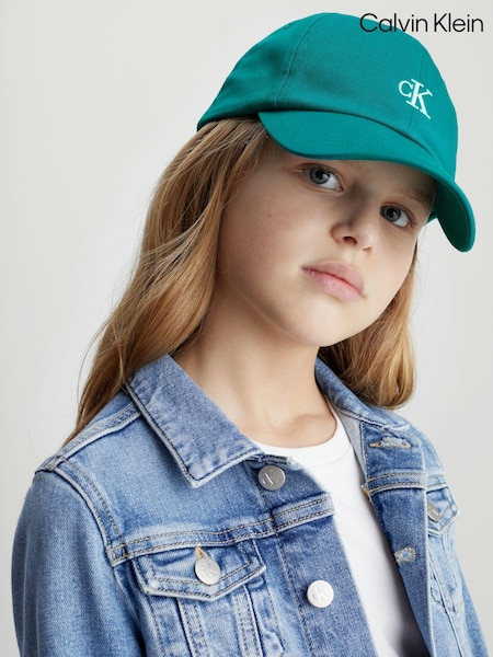 Calvin Klein Green Monogram Baseball Cap (N23775) | €13