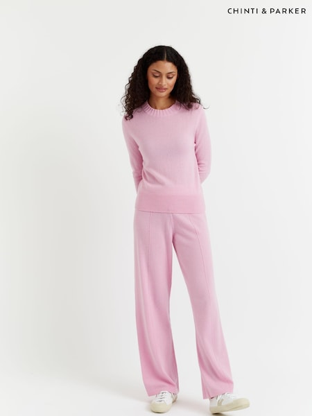 Chinti & Parker Pink Cropped Sporty Jumper (N23792) | 58 €