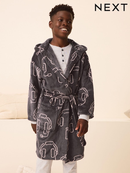 Угольно-серый Геймер - Fleece Robe (3-16yrs) (N23837) | €21 - €31