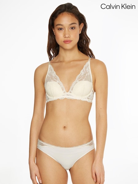 Calvin Klein White Lace Bottoms (N24092) | LEI 116