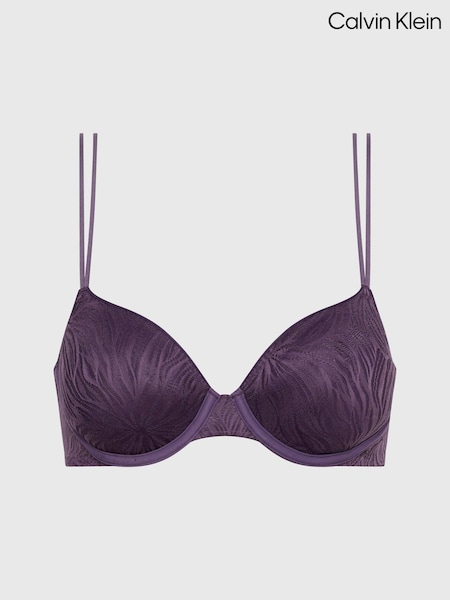 Calvin Klein Purple Cut Out Lined Bra (N24105) | €30