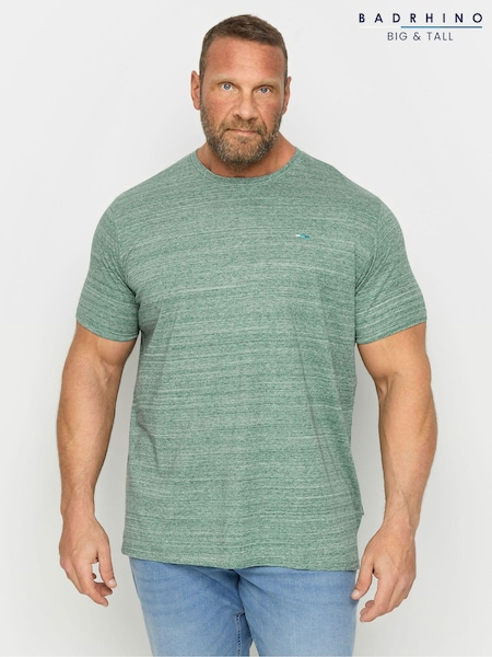 BadRhino Big & Tall Green Slub T-Shirt (N24475) | €12