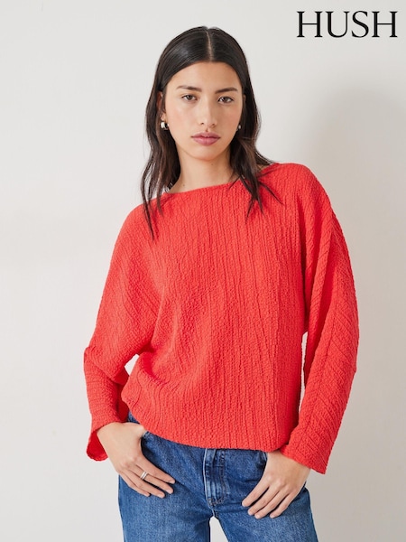 Hush Kirra Textured Blouse (N24514) | 247 LEI
