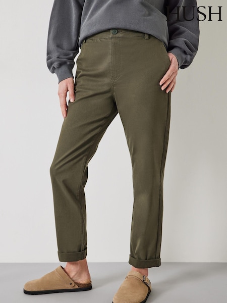 Verde - Pantaloni chino conici Hush Tanya (N24585) | 588 LEI