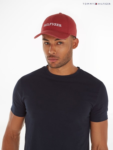 Tommy Hilfiger Red Monotype Logo Cap (N24606) | €30