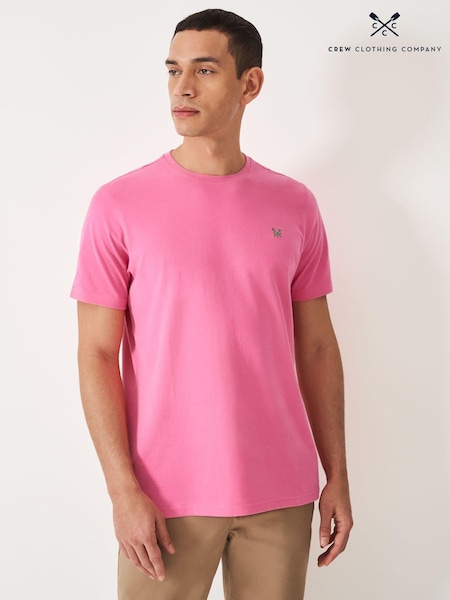 Crew Clothing Company Plain 100% Cotton Classic T-Shirt (N24695) | €16