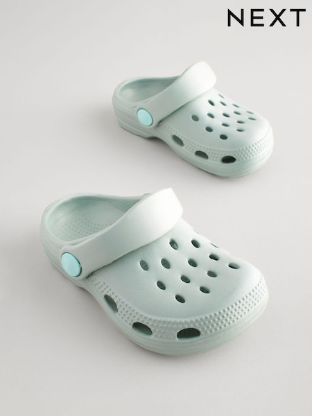 Sage Green Clogs (N24739) | AED41 - AED51
