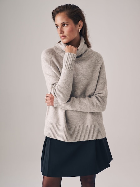 The Set 2 Pack Oversized Turtle Neck Jumpers (N24848) | ‏191‏₪