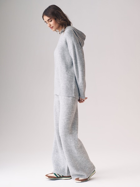 The Set 2 Piece Knit Hoodie & Wide Leg Trousers Coord (N24850) | ‏183 د.إ.‏