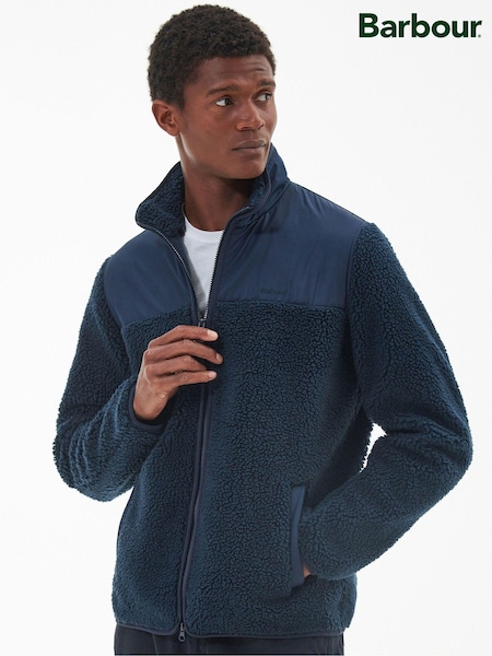 Barbour® Navy Hobson Zip Through Fleece (N24883) | €114