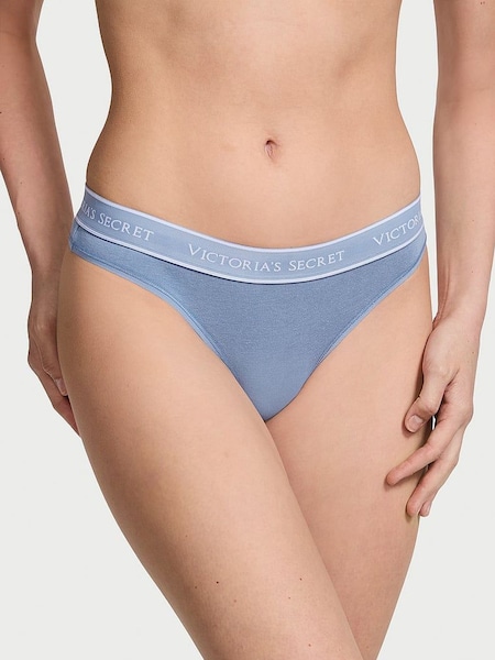 Victoria's Secret Faded Denim Blue Thong Knickers (N25101) | €10.50