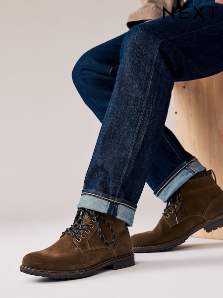 Hellbraun/Braun - Lace Up Chukka Boots (N25134) | 36 €