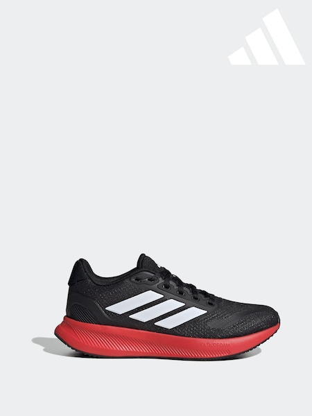 adidas Black/Red Junior Runfalcon Trainers (N25175) | R$ 325
