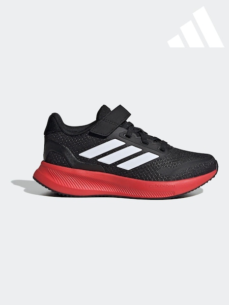 adidas Black/Red Kids Runfalcon 5 Trainers (N25188) | €43