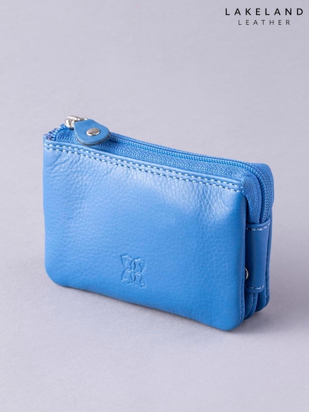 Lakeland Leather Blue Multi Pocket Coin Purse (N25219) | AED116