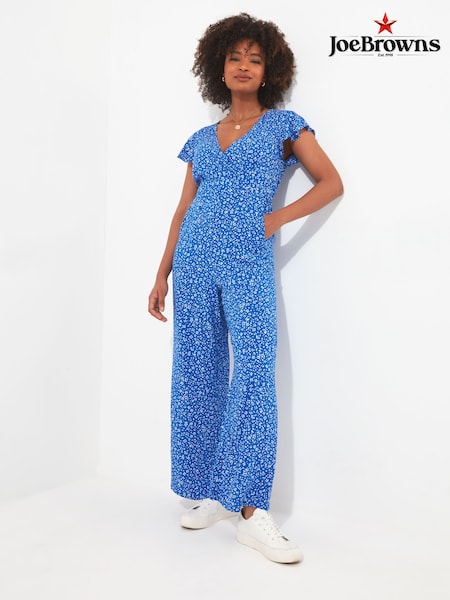 Joe Browns Ditsy Floral Wrap Jumpsuit (N25334) | 214 LEI