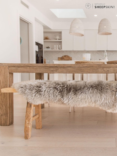 Naturally Sheepskins Silver Grey Double Sheepskin Rug (N25556) | €135