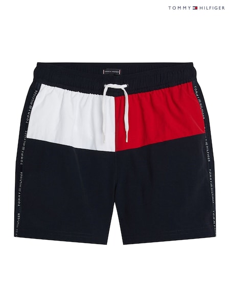 Tommy Hilfiger Navy Blue Medium Drawstring Swim Shorts (N25580) | €30
