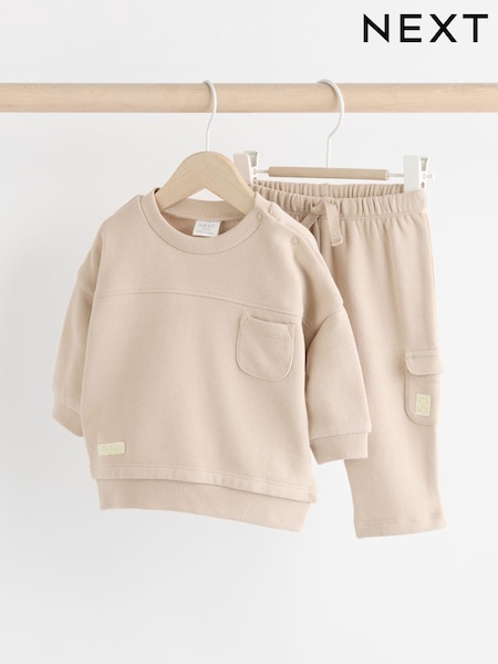 Neutral Utility Baby Sweatshirt and Joggers Set (N25602) | €8 - €9