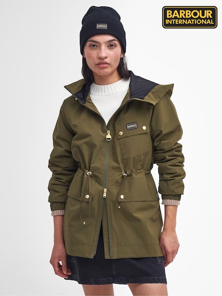 Barbour® International Alicia Waterproof Black Jacket (N25610) | €152