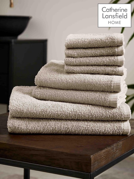 Catherine Lansfield Quick Dry 100% Cotton Towel Set (N25697) | €36