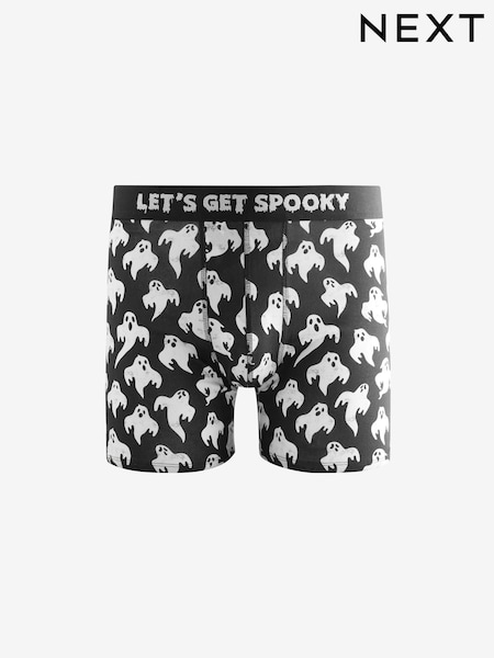 чорний/білий Ghost - Halloween Pattern Trunks (N25776) | 297 грн