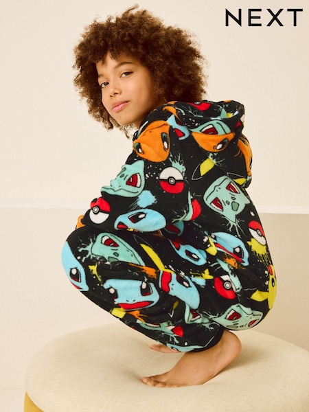 Multi Pokemon - Fleece All In One (3-16yrs) (N25822) | ‏90 ر.ق. - ‏110 ر.ق.